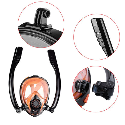 [US Direct]  S3000PLUS-A 0.5L Scuba Tank 10-15 Minutes Underwater Outdoor Mini Dive Scuba Cylinder Diving Air Tank with Snorkel Mask Adapter